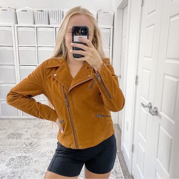 Anthropologie Jackets & Blazers - Anthropologie ett:twa Vegan Leather Suede Jacket